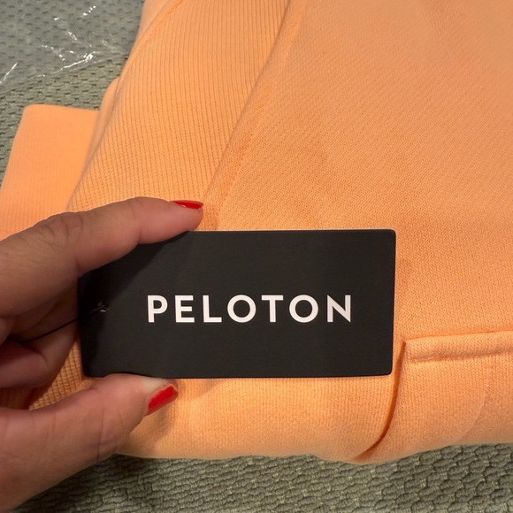 Lululemon Athletica x peloton Orange/peachy hoodie. NWT - Picture 6 of 6